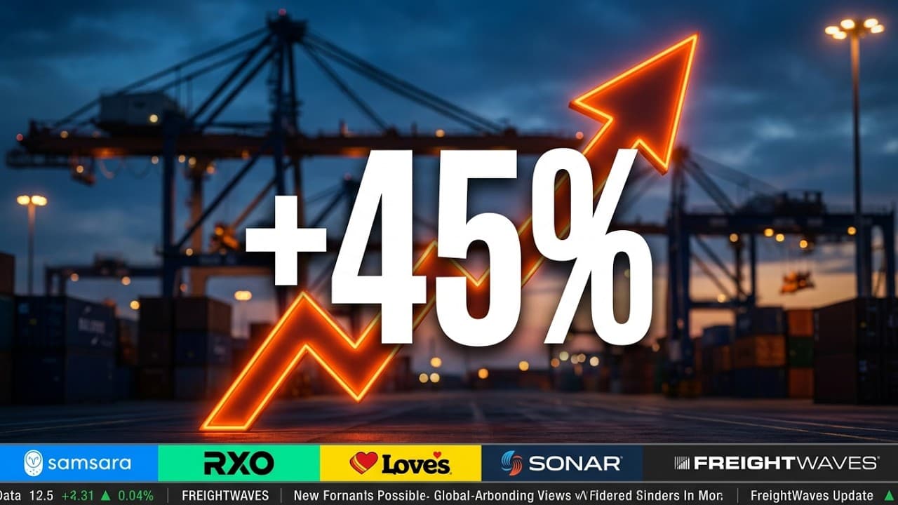 Freight Markets Hit Peak Demand as Spot Rates Surge to Record Levels