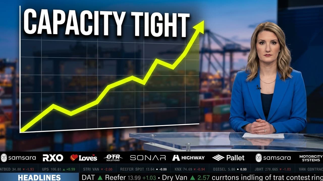 Trucking Capacity Crunch Signals Structural Shift in Freight Market