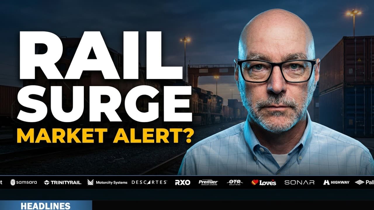 Rail Freight Volumes Surge, Signaling Industrial Strength