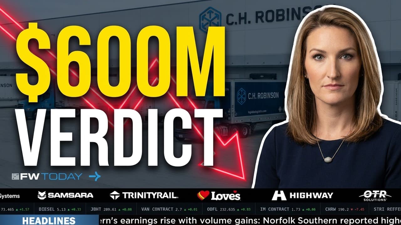 $600 Million Verdict Against C.H. Robinson Rattles Brokerage Sector